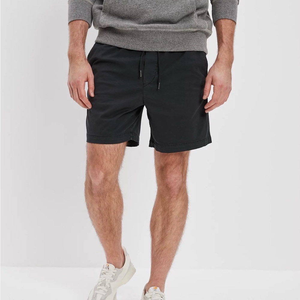 American Eagle Outfitters Black Elastic Waist Shorts